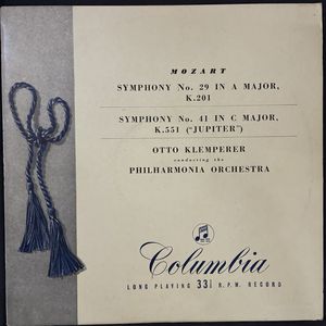 Symphony No. 29 In A Major, K.201 / Symphony No. 41 In C Major, K. 551 ("Jupiter") · Wolfgang Amadeus Mozart