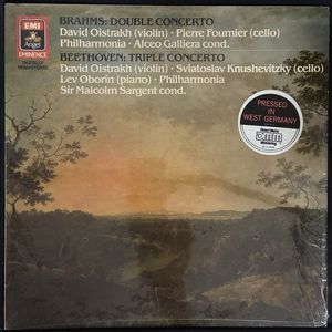 Beethoven Triple Concerto  & Brahms Double Concerto · David Oistrach