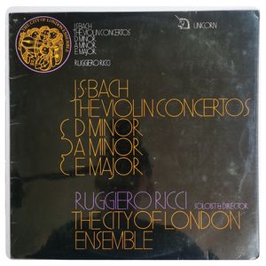 The Violin Concertos - D Minor, A Minor, E Major · Johann Sebastian Bach