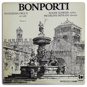 Invenzioni Opus X No. 6-10 · Francesco Antonio Bonporti