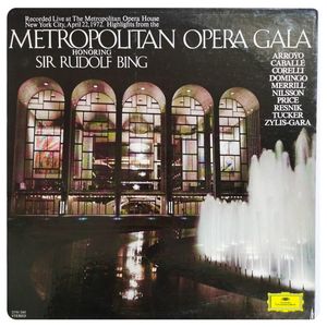 Highlights From Metropolitan Opera Gala Honouring Sir Rudolf Bing · Various