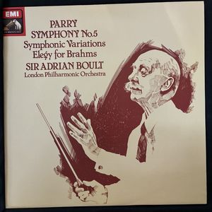 Symphony No. 5 / Symphonic Variations / Elegy For Brahms · Charles Hubert Hastings Parry