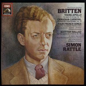 Young Apollo / Canadian Carnival / Four French Songs / Scottish Ballad · Benjamin Britten