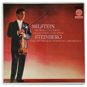 Dvořák And Glazounov Violin Concertos · Nathan Milstein