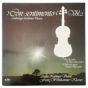 ›Con sentimento‹ (Anthologie berühmter Piecen) – Vol. 2 · Franz Weilnhammer