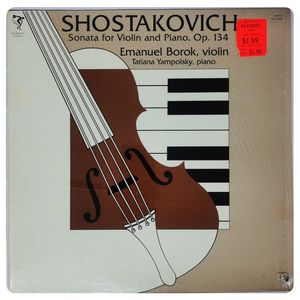 Shostakovich Sonata For Violin And Piano, Op. 134 · Dmitri Shostakovich