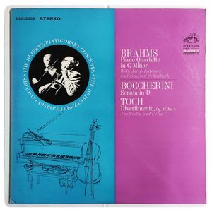 Piano Quartette In C Minor ‧ Sonata In D ‧ Divertimento, Op. 37, No. 2 · Jascha Heifetz