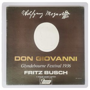 Don Giovanni Glyndebourne Festival 1936 · Wolfgang Amadeus Mozart