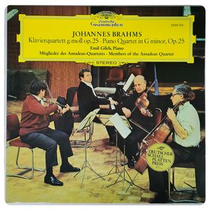 Klavierquartett G-moll Op. 25 = Piano Quartet in G Minor, Op. 25 · Johannes Brahms