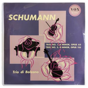 Trio No. 1, D Minor, Opus 63 / Trio No. 3, G Minor, Opus 110 · Robert Schumann