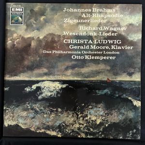 Alt-Rhapsodie / Zigeunerlieder / Wesendonk-Lieder · Johannes Brahms
