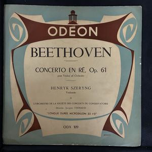 Concerto En Ré, Op .61 Pour Violon Et Orchestre · Henryk Szeryng
