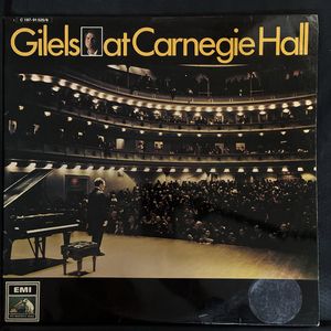 At Carnegie Hall · Emil Gilels