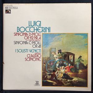 Sinfonia D-moll Op.12 Nr.4 "La Casa Del Diavolo" / Sinfonia C-moll Op.41  · Luigi Boccherini