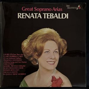Great Soprano Arias · Renata Tebaldi