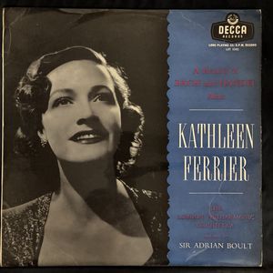 A Recital Of Bach And Handel Arias · Kathleen Ferrier