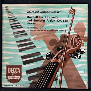 Quintett Für Klarinette Und Streicher A-dur, KV 581 · Wolfgang Amadeus Mozart