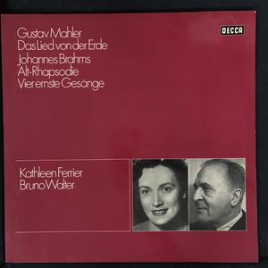 Gustav Mahler Das Lied Von Der Erde / Johannes Brahms Alt-Rhapsodie Vier ernste Gesänge · Gustav Mahler