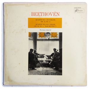 Quartet No. 1 In F Major (Op. 18, No. 1) / Quartet No. 9 In C Major (Op. 59, No. 3, "Rasumovsky") · Ludwig van Beethoven