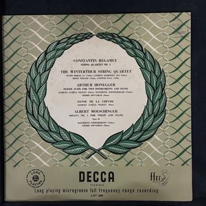 Works By Régamey, Honegger And Moeschinger · Constantin Régamey