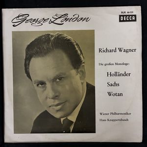 Die Großen Monologe: Holländer, Sachs, Wotan · George London (2)