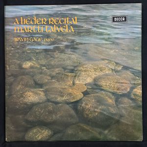 A Lieder Recital · Martti Talvela