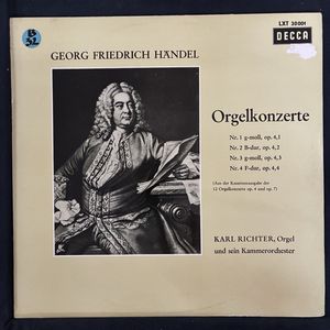 Orgelkonzerte Nr. 1 G-moll, Op. 4,1 - Nr. 2 B-dur, Op. 4,2 - Nr. 3 G-moll, Op. 4,3 - Nr. 4 F-dur, Op. 4,4 · Georg Friedrich Händel