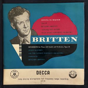 Britten: Sinfonia Da Requiem Opus 20 / Diversions For Piano (Left Hand) And Orchestra, Opus 21 · Benjamin Britten