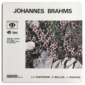 Trio N°1 - Opus 8 En Si Majeur Pour Piano - Violon Et Violoncelle · Johannes Brahms