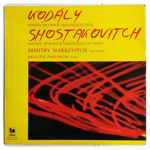 Sonate Op. 8, Sonate Op. 40 · Zoltán Kodály