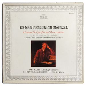 6 Sonatas For Flute And Basso Continuo · Georg Friedrich Händel