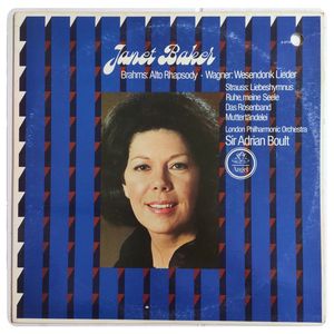 Brahms: Alto-Rhapsody / Wagner: Wesendonk-Lieder / Strauss: Liebeshymnus - Ruhe, Meine Seele - Das Rosenband - Muttertändelei · Janet Baker