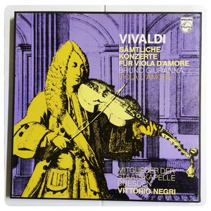 Sämtliche Konzerte Für Viola D'Amore · Antonio Vivaldi